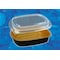Handi-Foil Handi-Foil Gourmet To-Go Medium Entree With Dome Lid Gold Combo, PK50 4202-70-50WDL - alternate 1